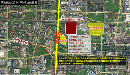中铁建22.8亿竞得萧山北干街道宅地 楼面价8959元/方